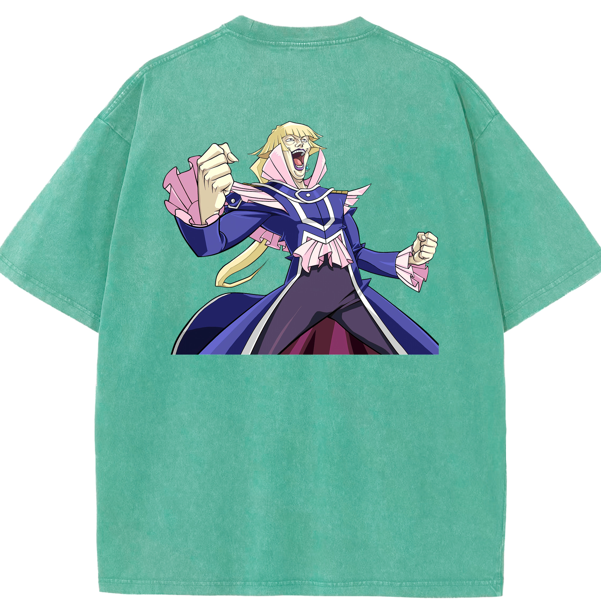 （画像用） 遊☆戯☆王 Yu-Gi-Oh! 綿100% ヴィンテージ風 半袖Tシャツ（背面プリント）